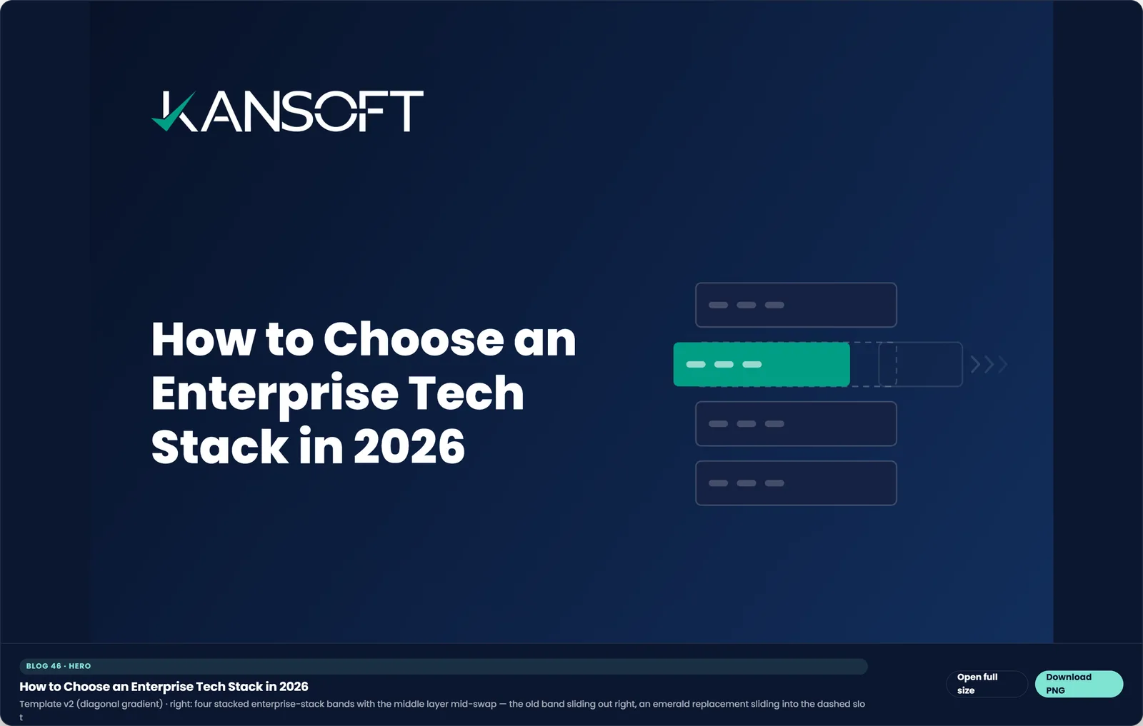 How to Choose an Enterprise Tech Stack in 2026 (and When to Replace Yours)